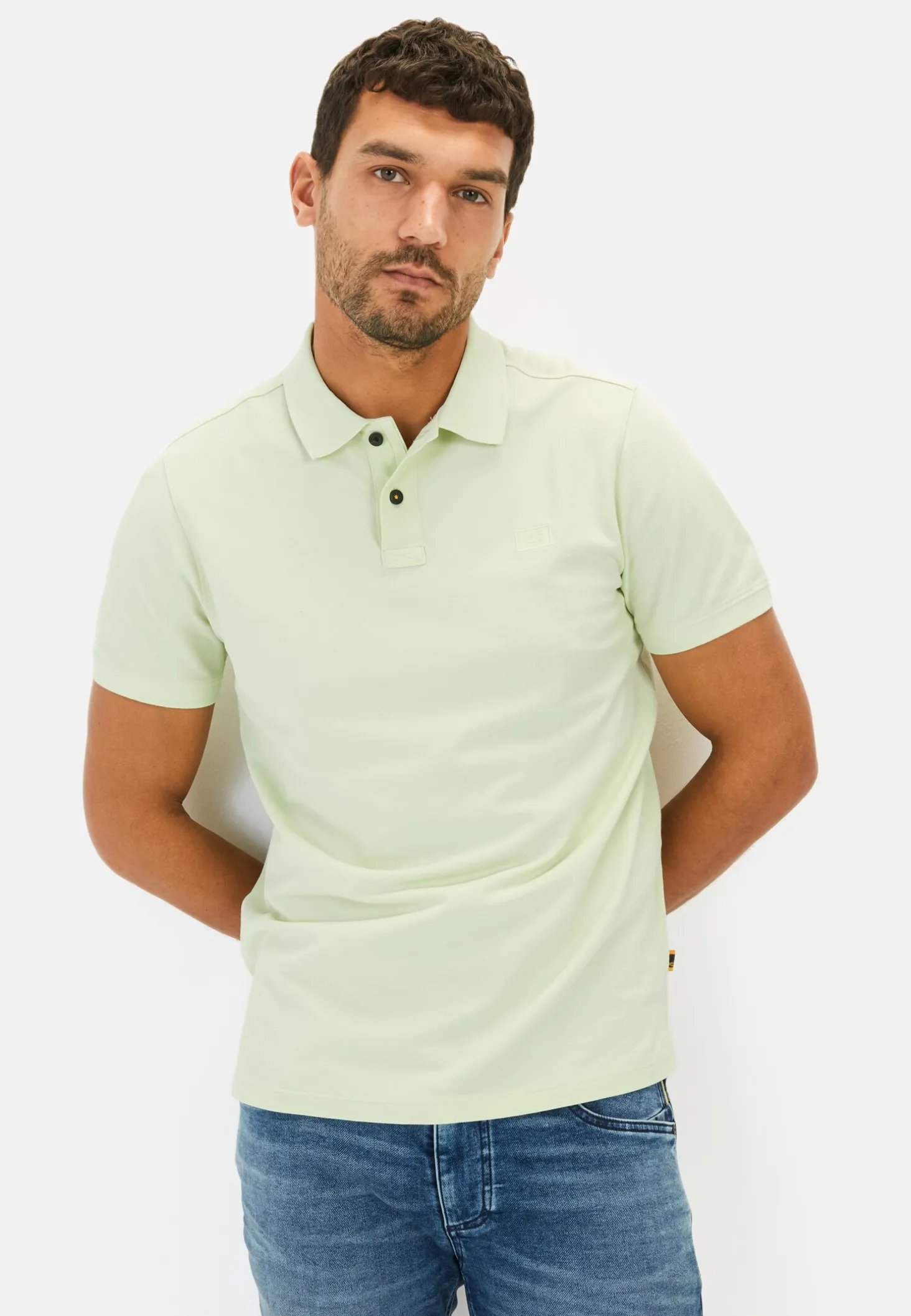Kurzarm Poloshirt aus Baumwolle