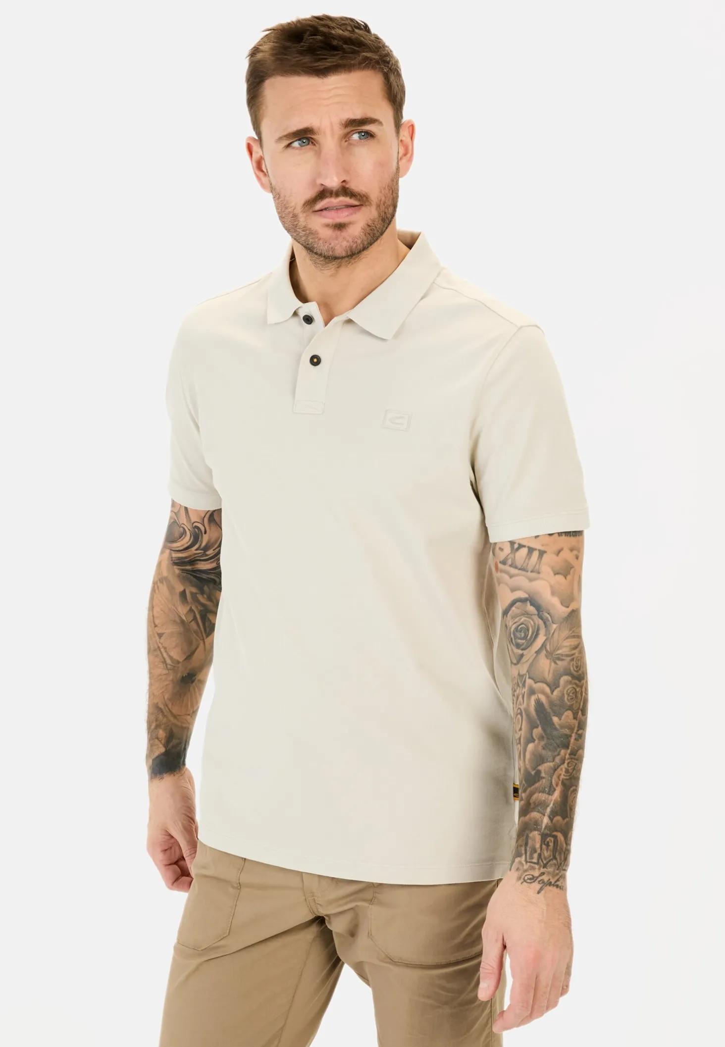 Kurzarm Poloshirt aus Baumwolle