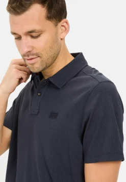 Kurzarm Poloshirt aus reiner Baumwolle