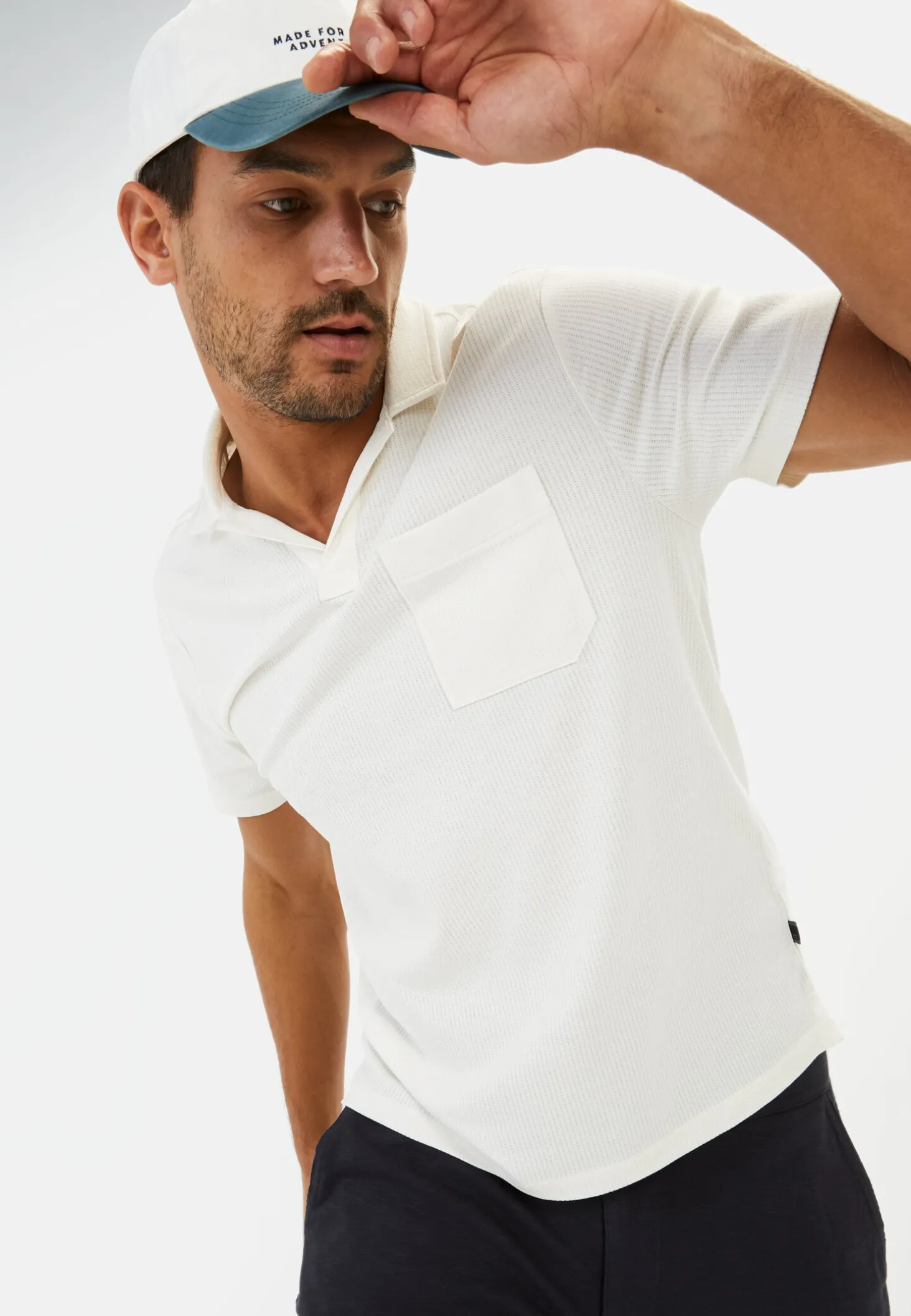 Kurzarm Poloshirt mit Brusttasche