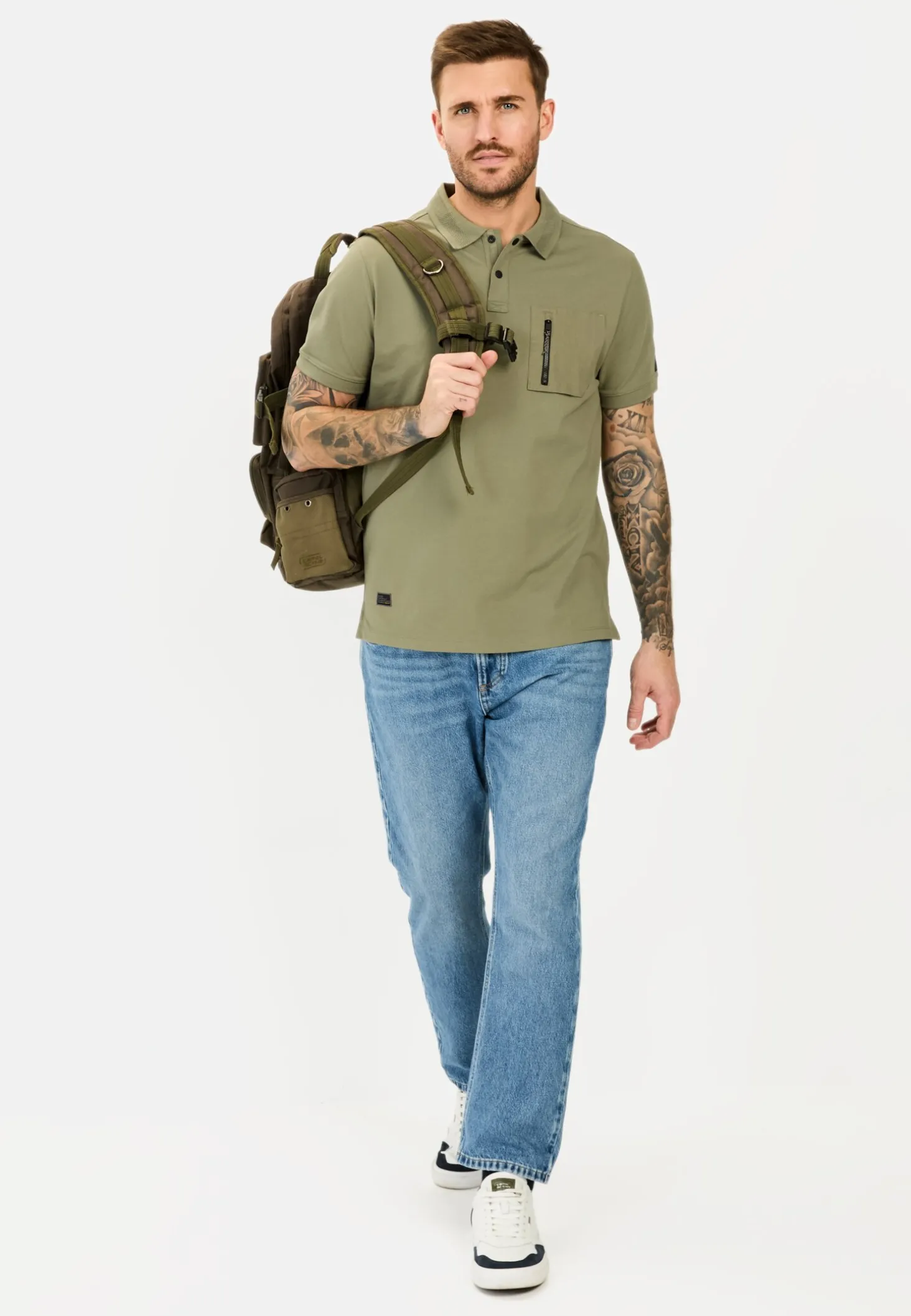 Kurzarm Poloshirt mit Cooling Effekt