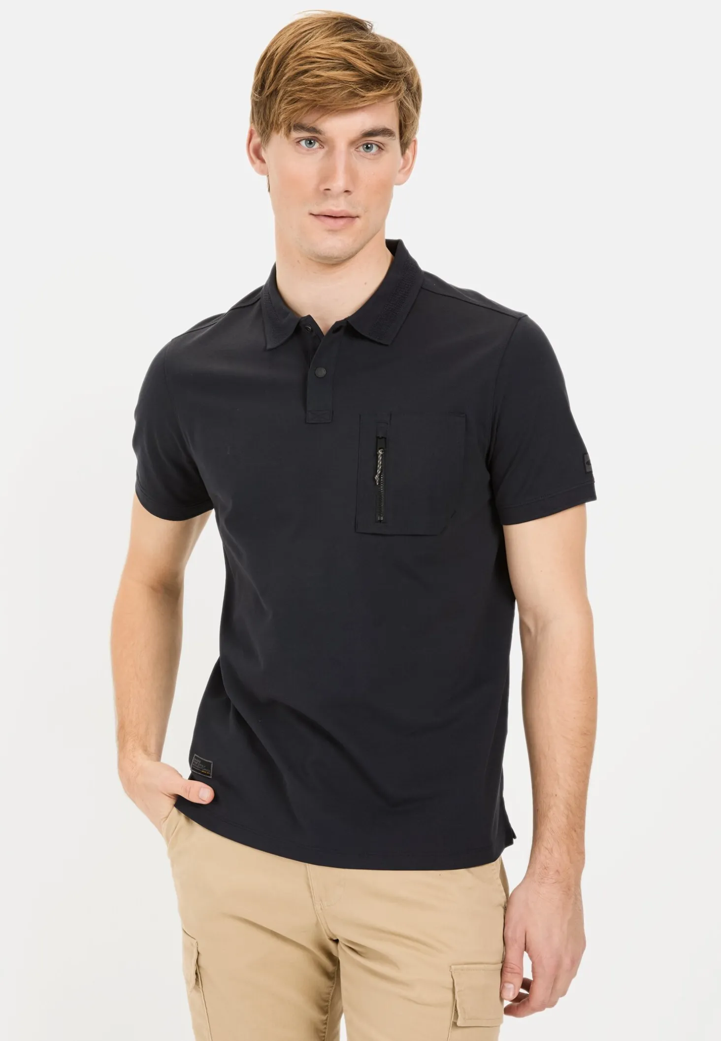 Kurzarm Poloshirt mit Cooling Effekt