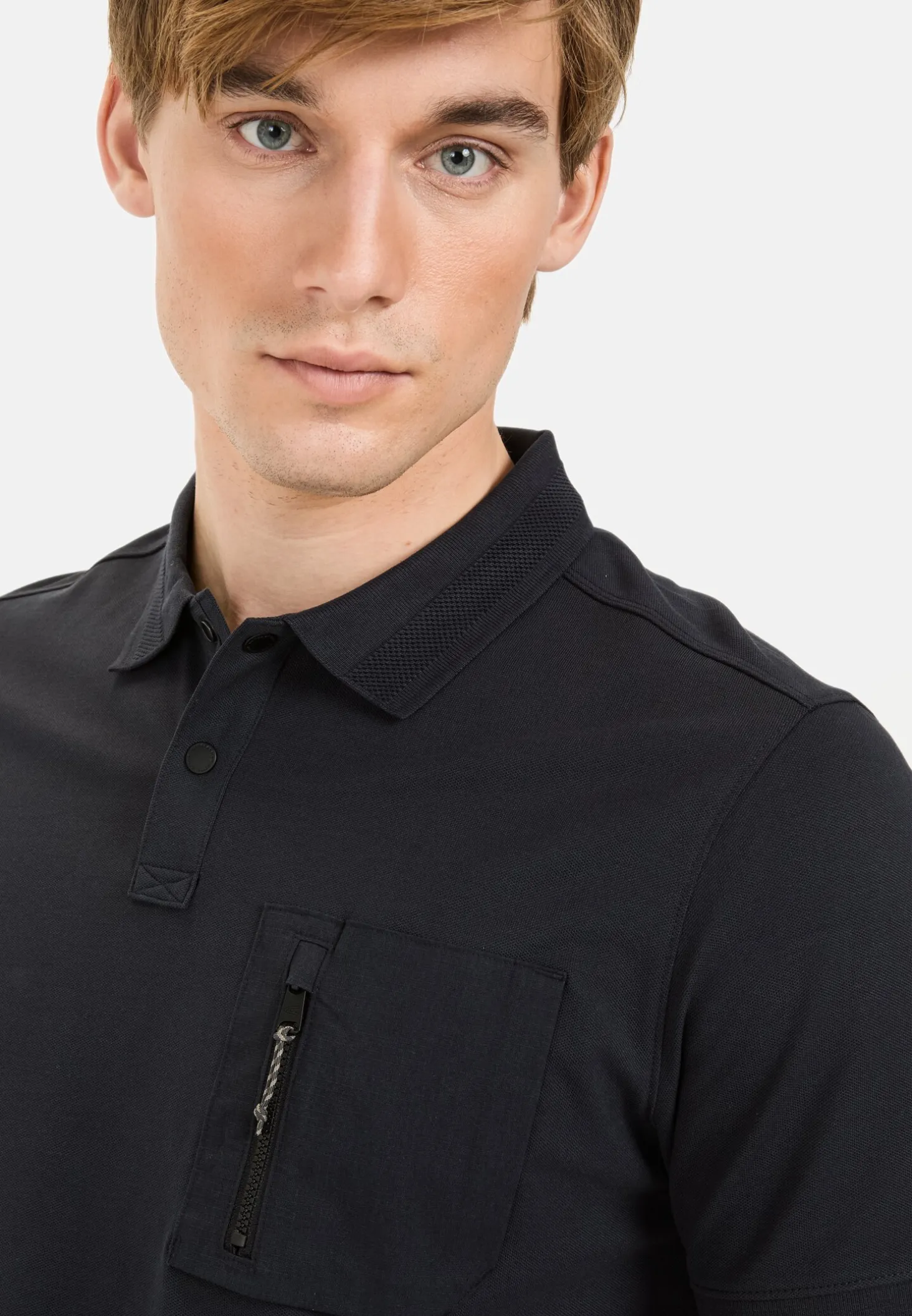 Kurzarm Poloshirt mit Cooling Effekt