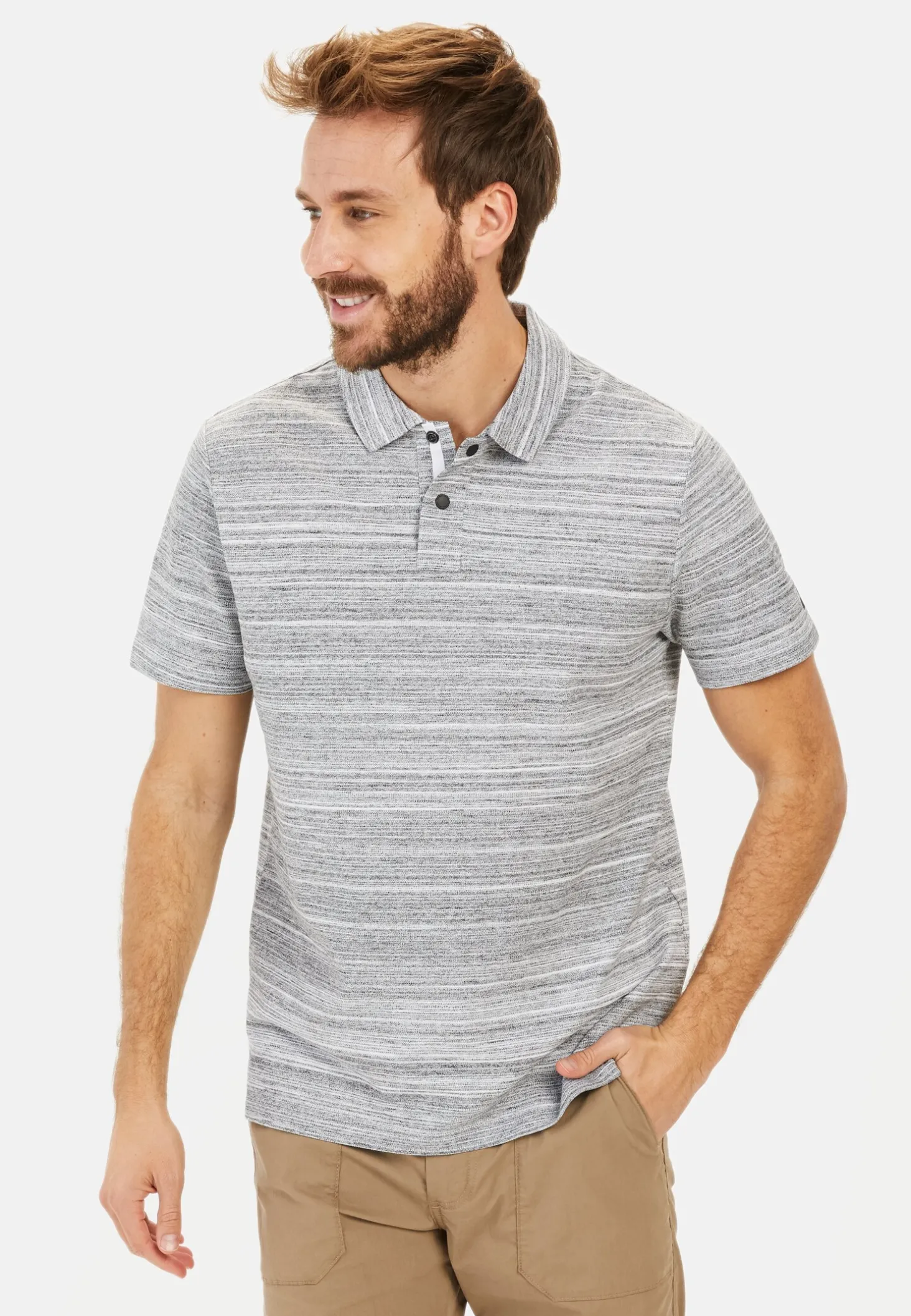 Kurzarm Poloshirt mit Cooling Effekt