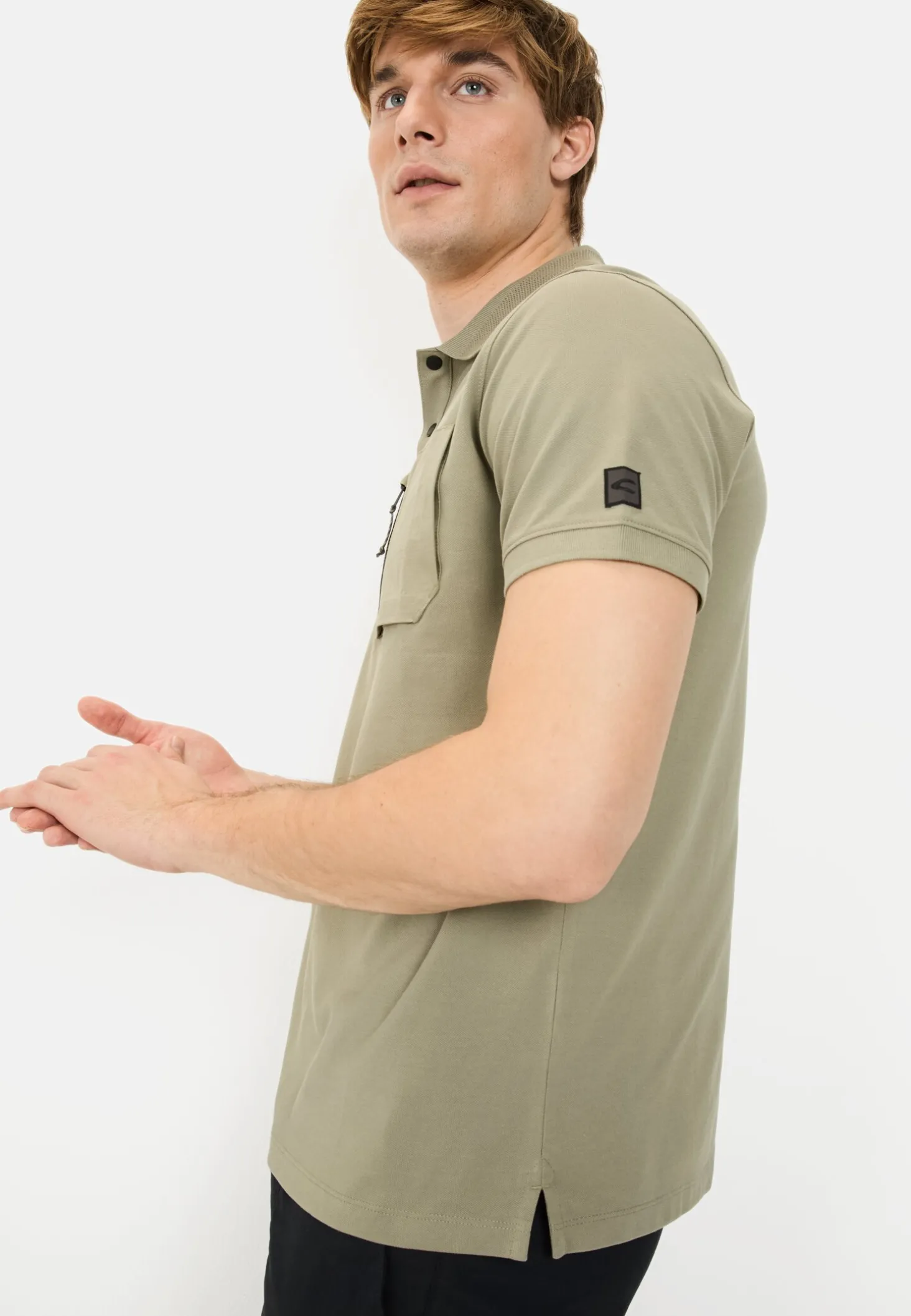 Kurzarm Poloshirt mit Cooling Effekt