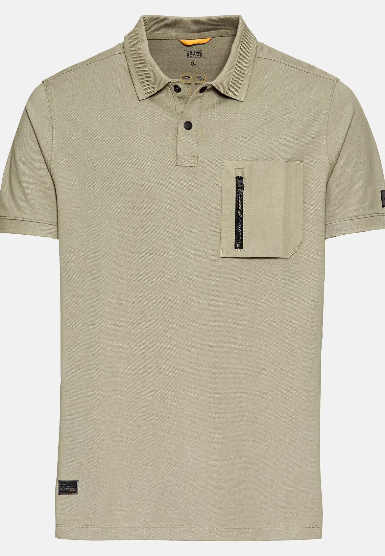 Kurzarm Poloshirt mit Cooling Effekt