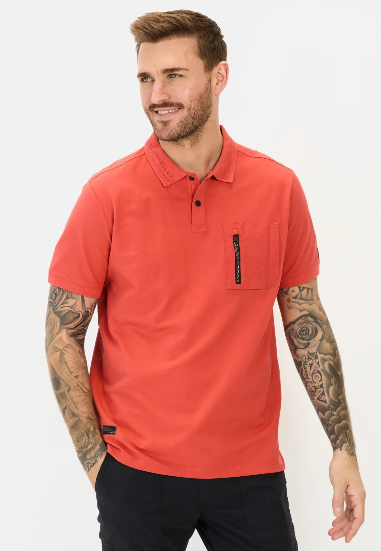 Kurzarm Poloshirt mit Cooling Effekt