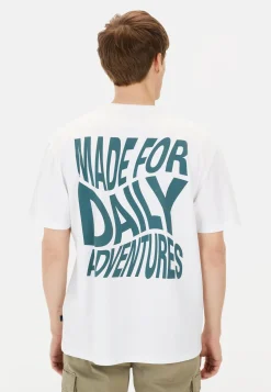 Kurzarm T-Shirt mit Print