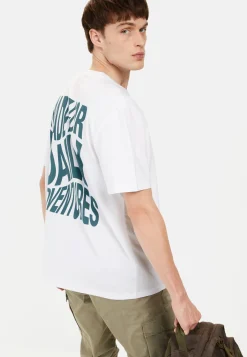 Kurzarm T-Shirt mit Print