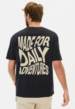 Kurzarm T-Shirt mit Print