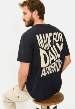 Kurzarm T-Shirt mit Print