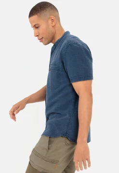 Kurzarmhemd in Jeansoptik