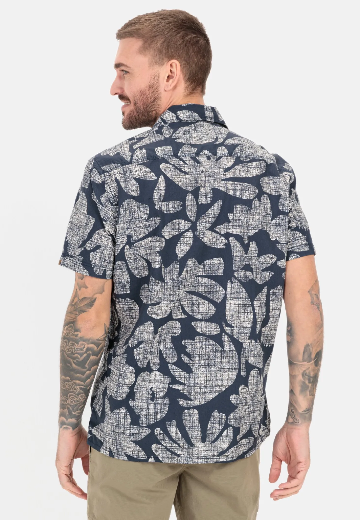 Kurzarmhemd mit Allover-Print
