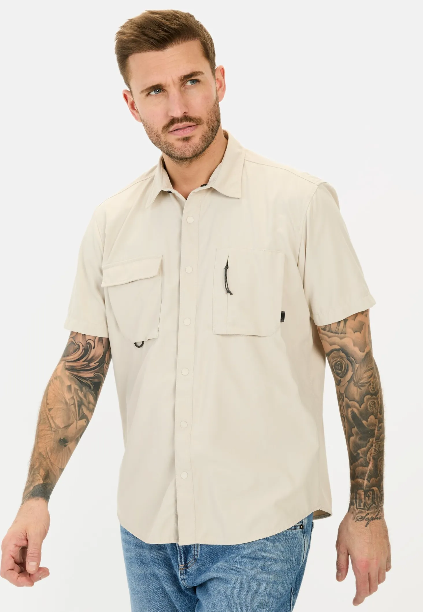 Kurzarmhemd mit Cooling Effekt