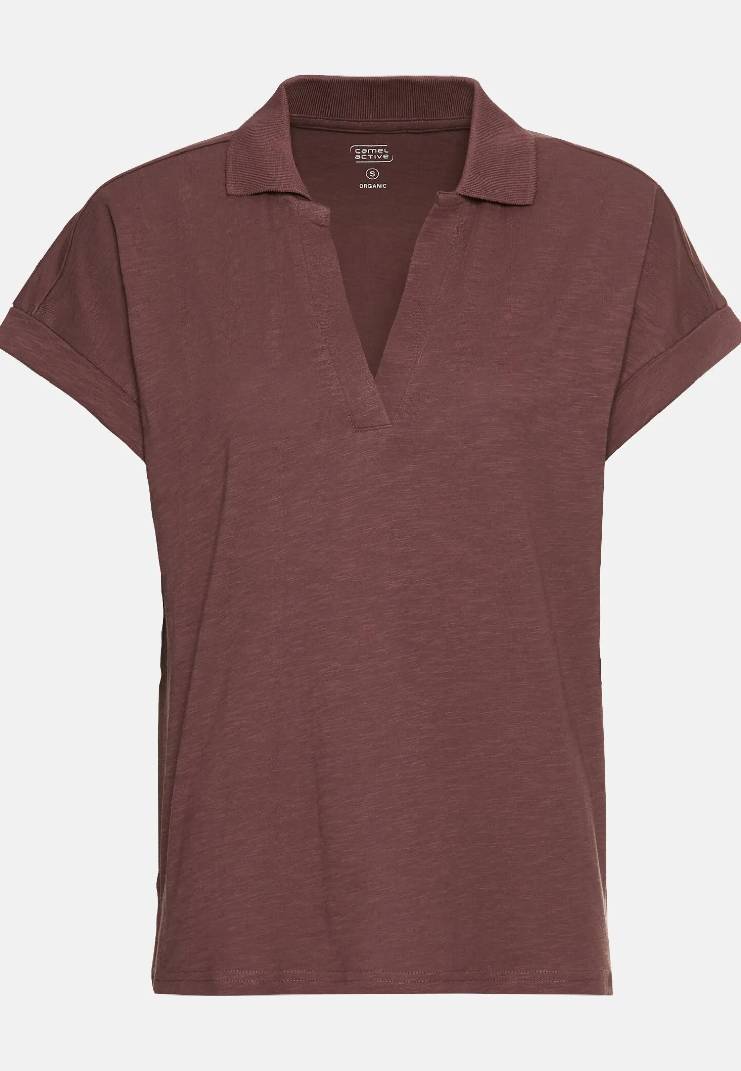 Kurzarmshirt mit Polokragen