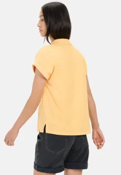 Kurzarmshirt mit Polokragen
