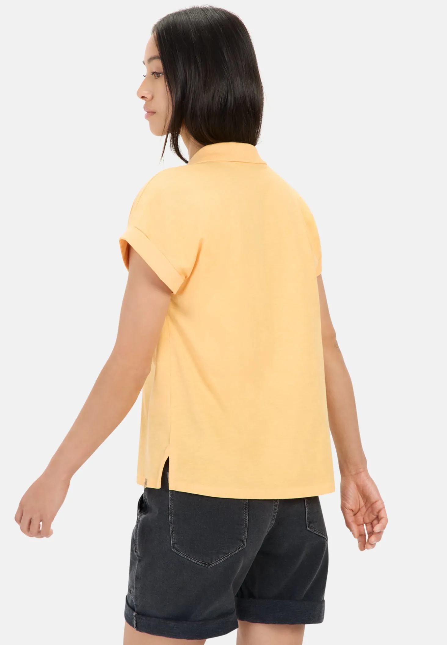 Kurzarmshirt mit Polokragen