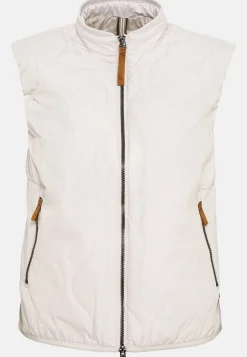 Kurze Steppweste aus recyceltem Polyester