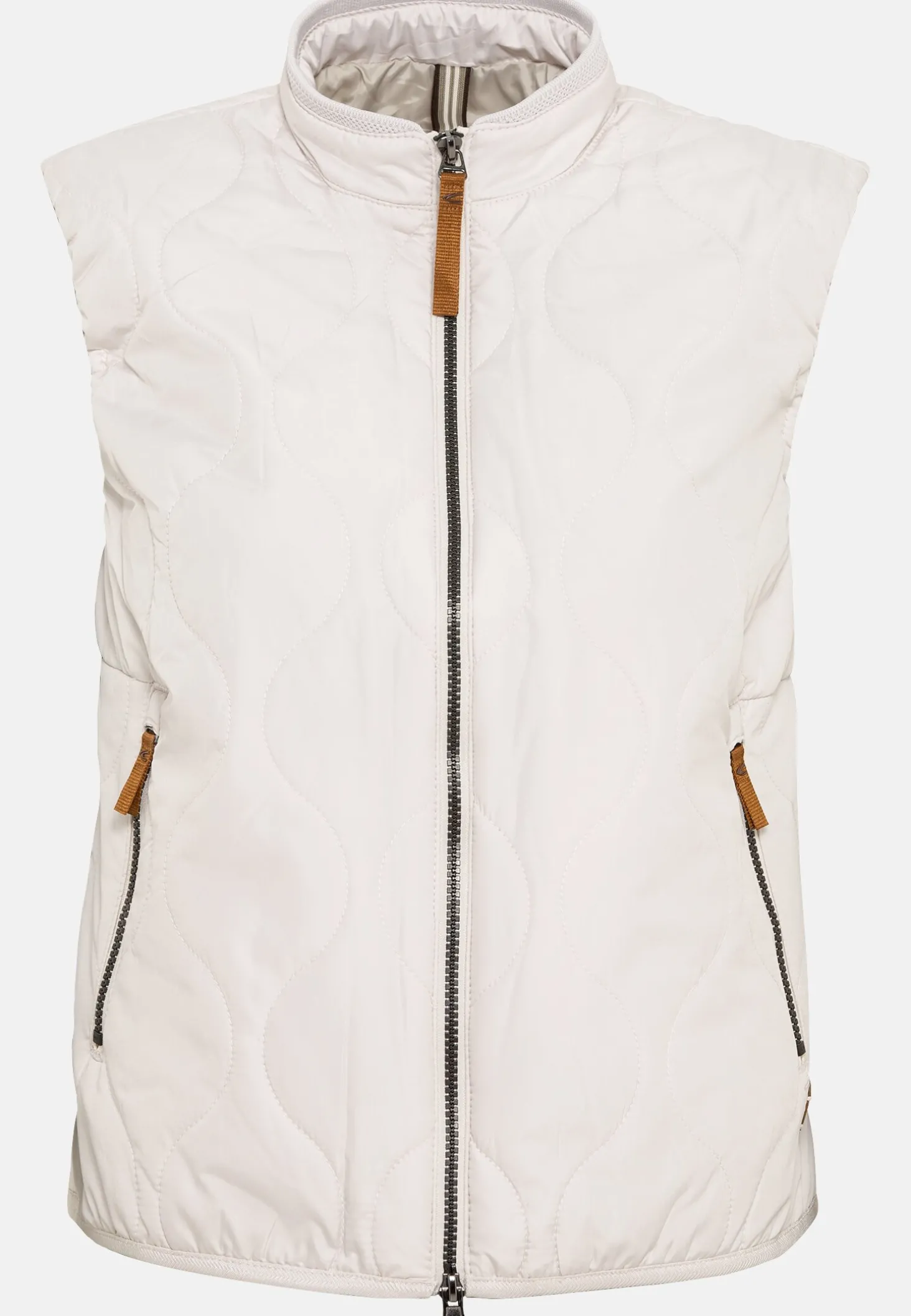 Kurze Steppweste aus recyceltem Polyester