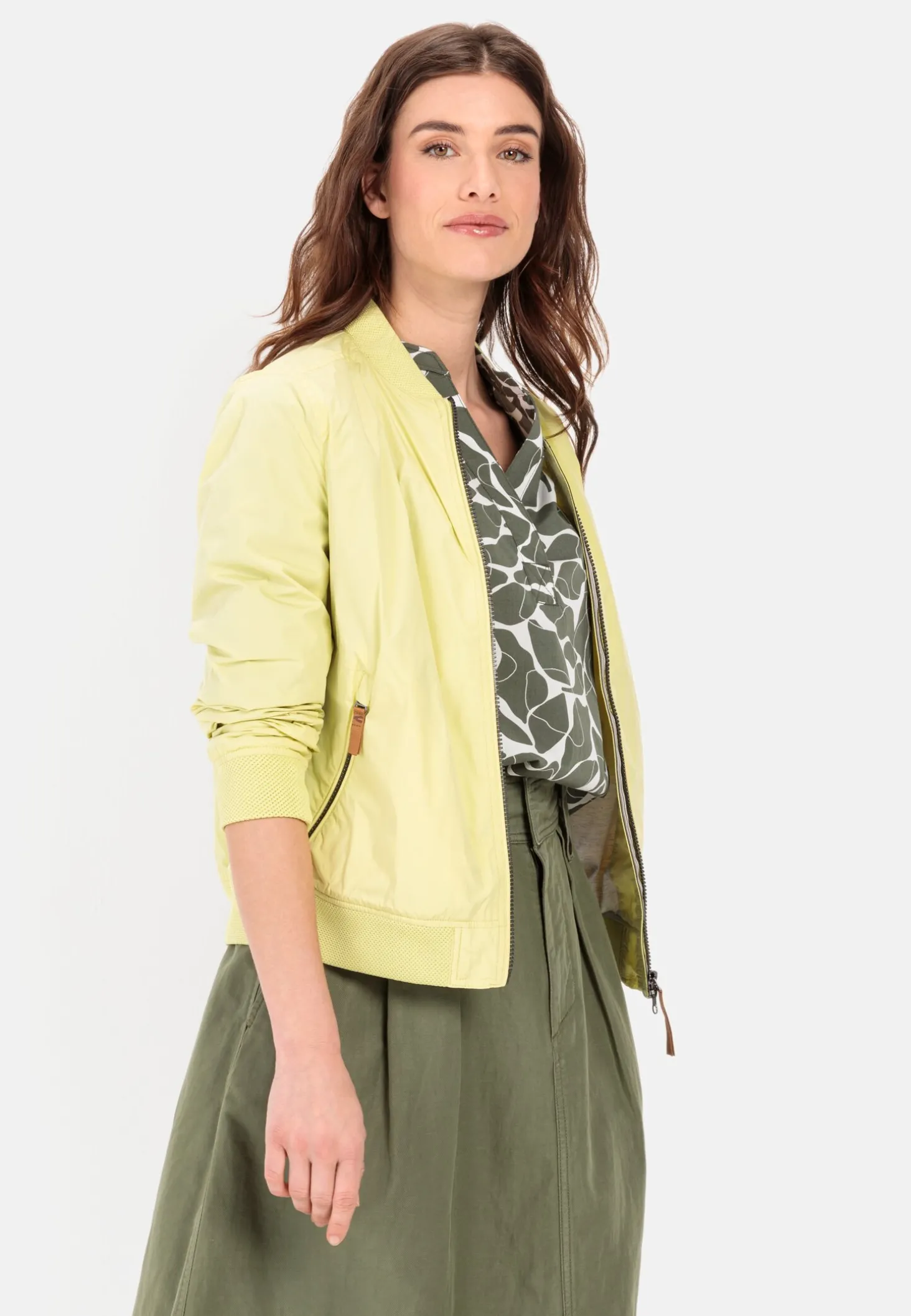 Kurzer Blouson aus recyceltem Polyester