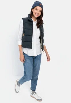 Langarm Bluse aus reiner Baumwolle