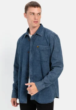 Langarm Hemd im Overshirt-Look
