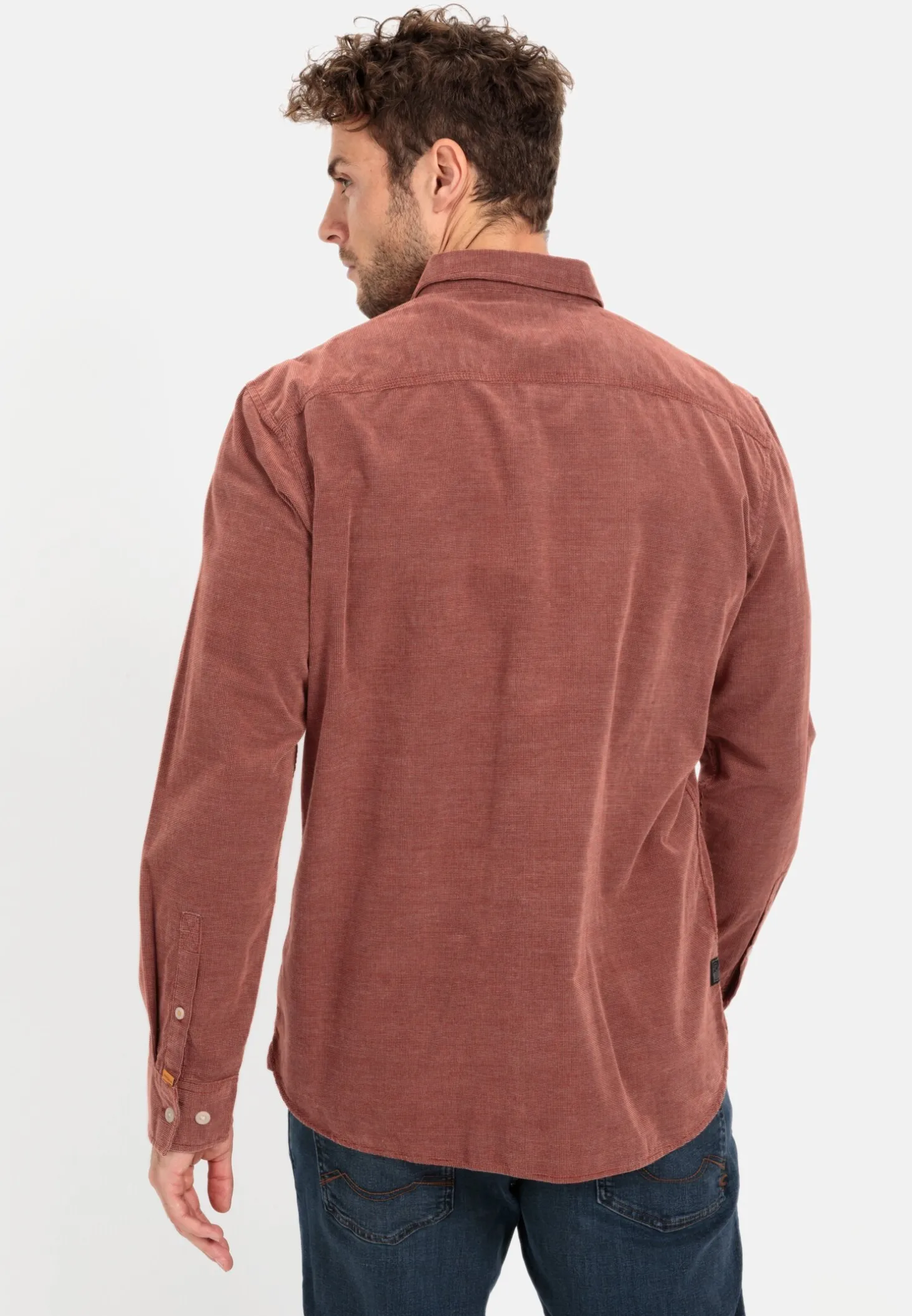 Langarm Hemd in Regular Fit aus Cord