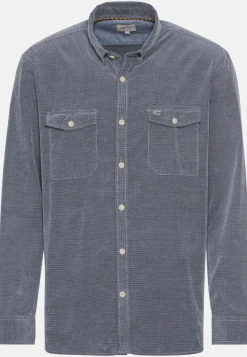 Langarm Hemd in Regular Fit aus Cord