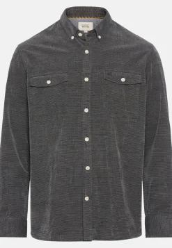 Langarm Hemd in Regular Fit aus Cord