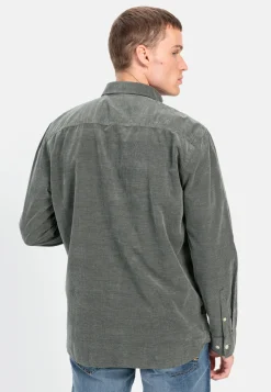 Langarm Hemd in Regular Fit aus Cord