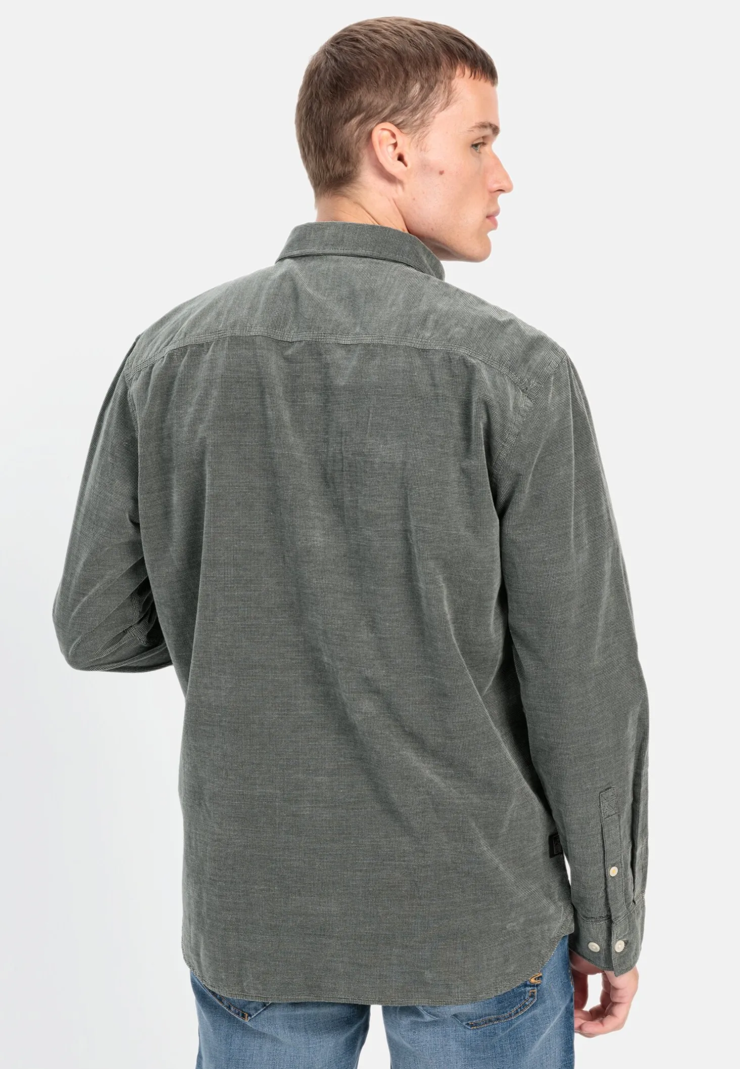 Langarm Hemd in Regular Fit aus Cord
