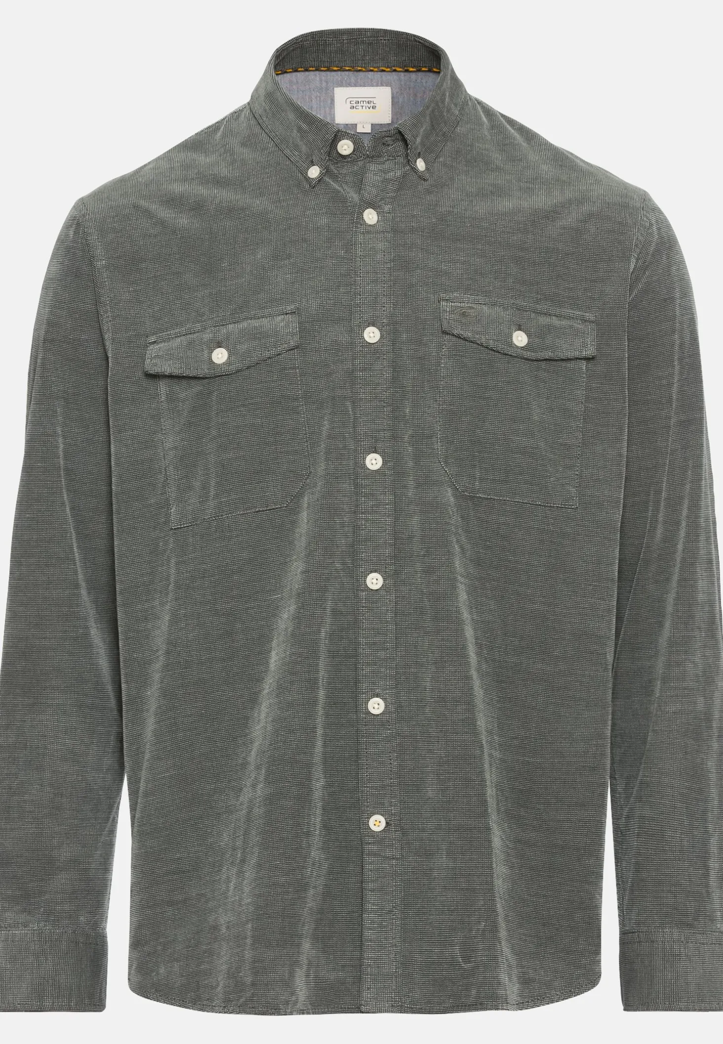 Langarm Hemd in Regular Fit aus Cord