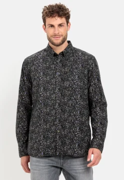 Langarm Hemd mit Allover-Print