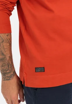 Langarm Poloshirt aus zertifiziertem Organic Cotton