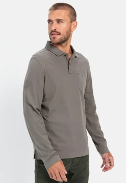 Langarm Poloshirt aus zertifiziertem Organic Cotton