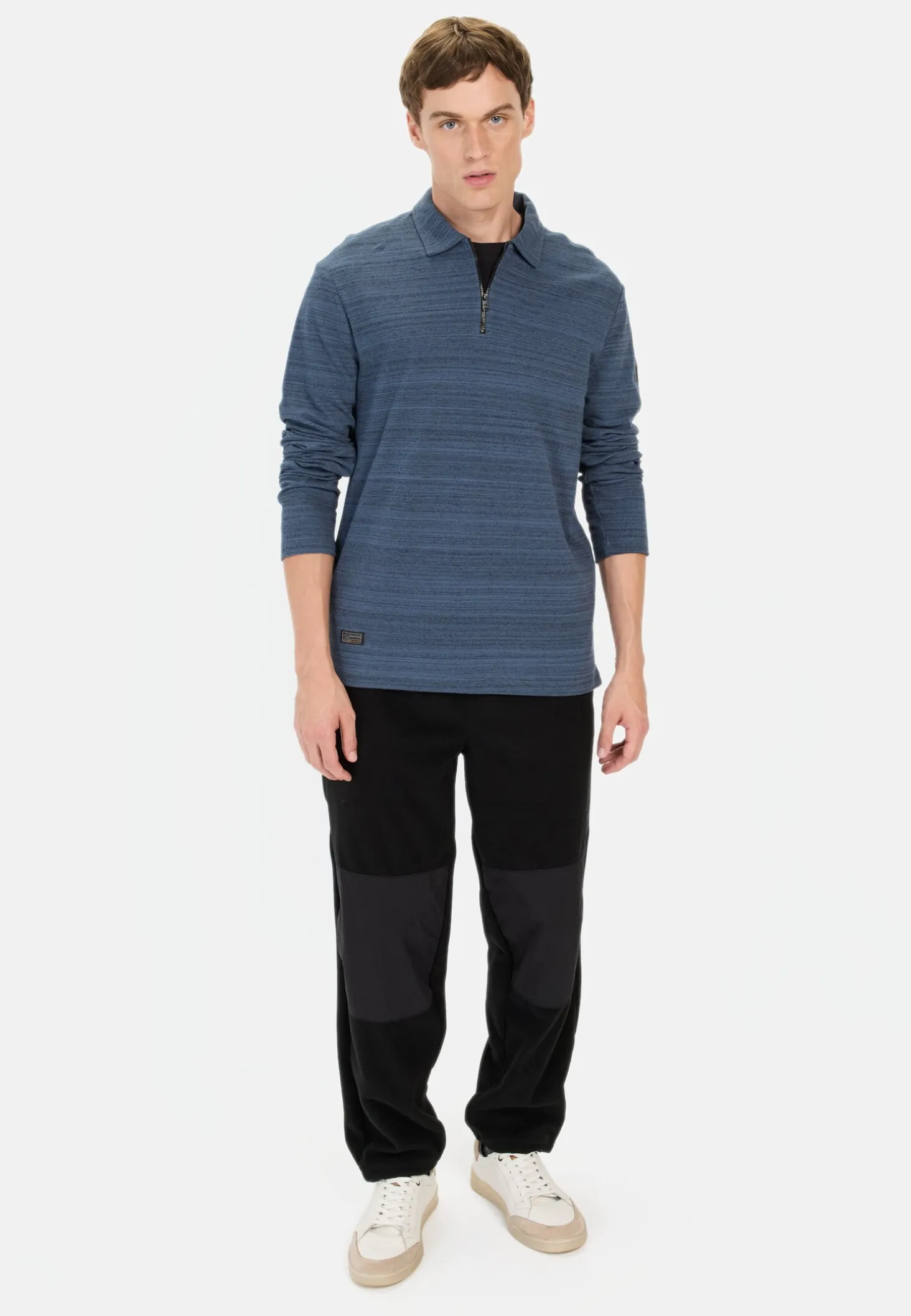 Langarm Poloshirt mit Cooling Effekt