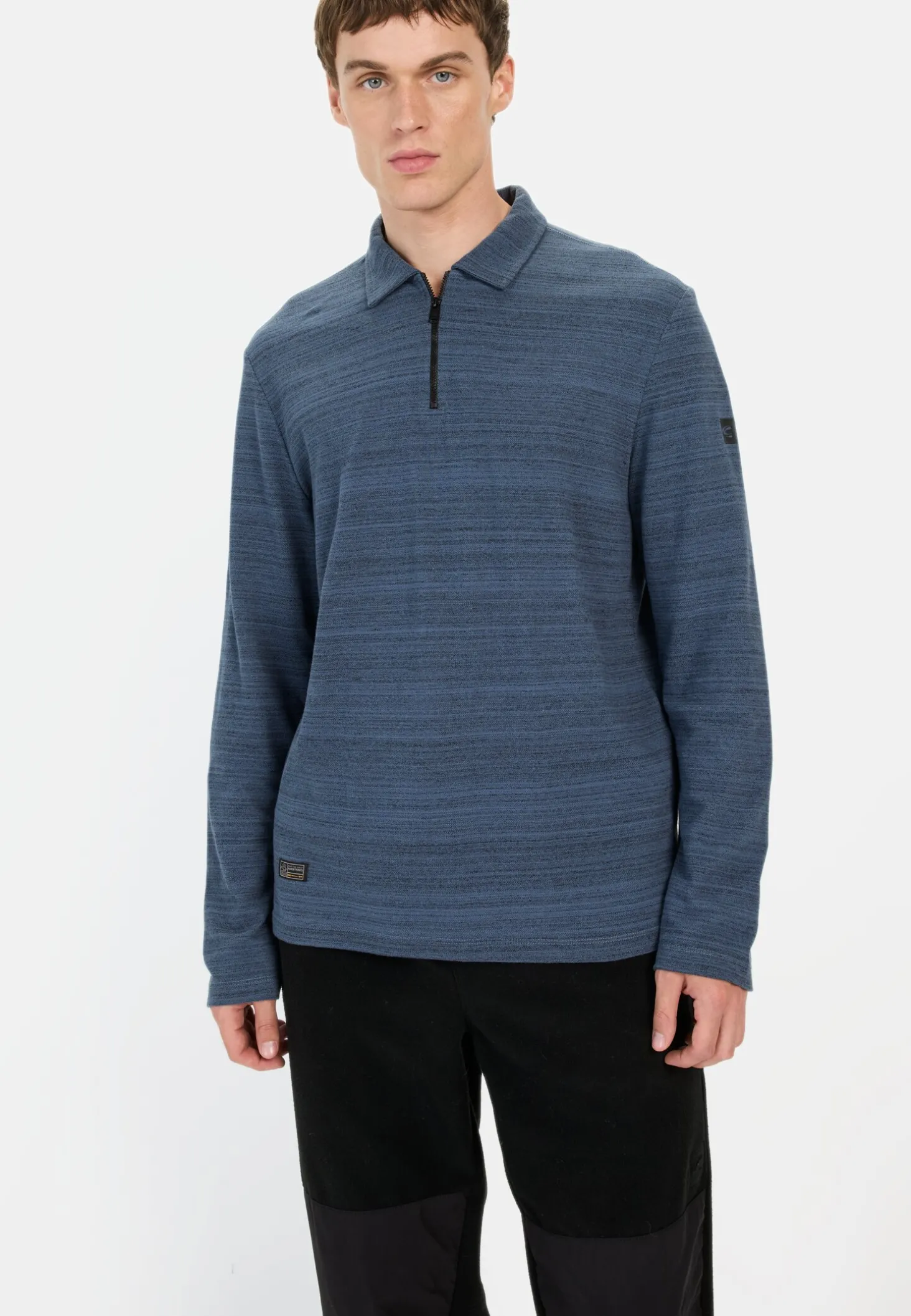 Langarm Poloshirt mit Cooling Effekt