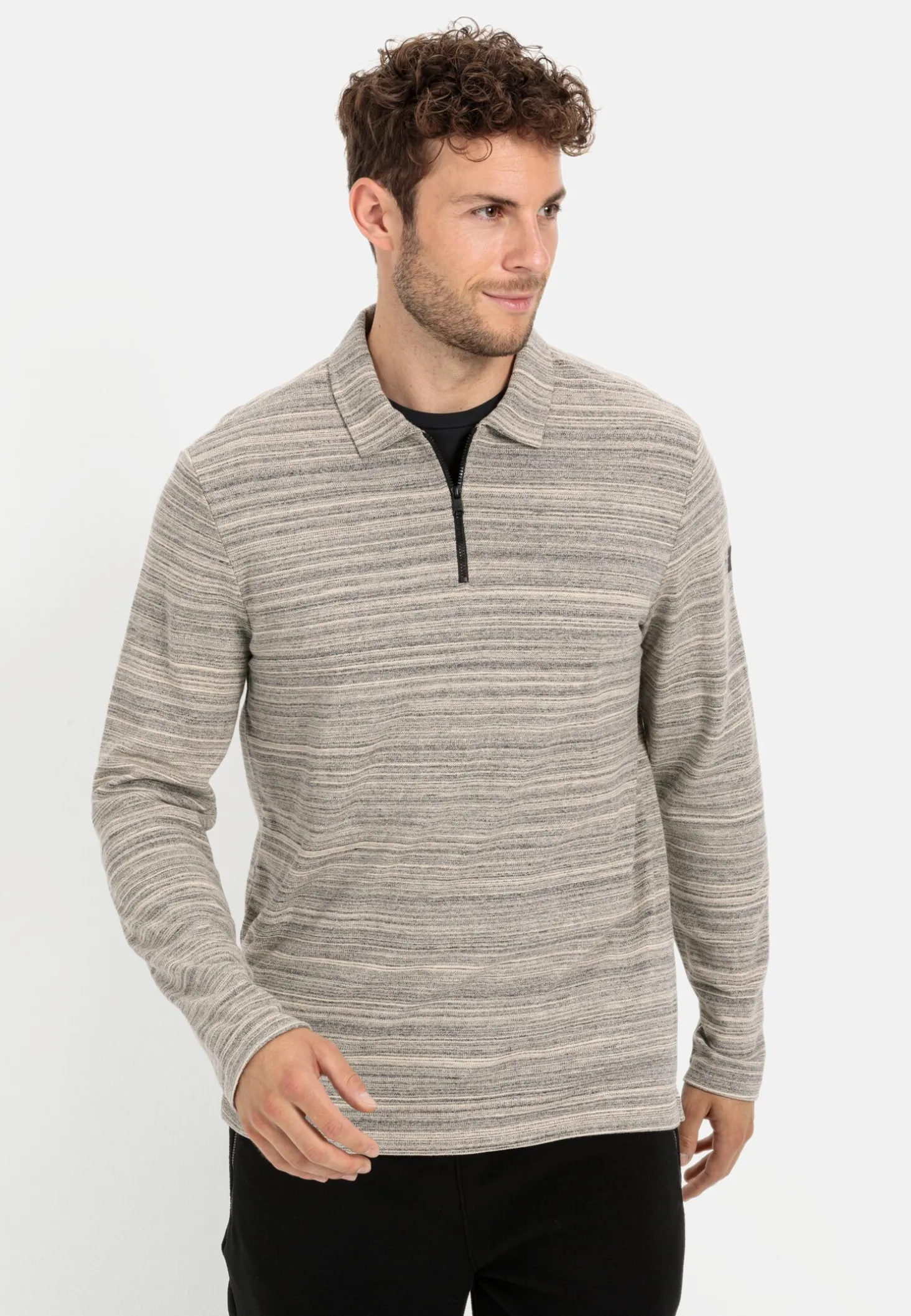 Langarm Poloshirt mit Cooling Effekt