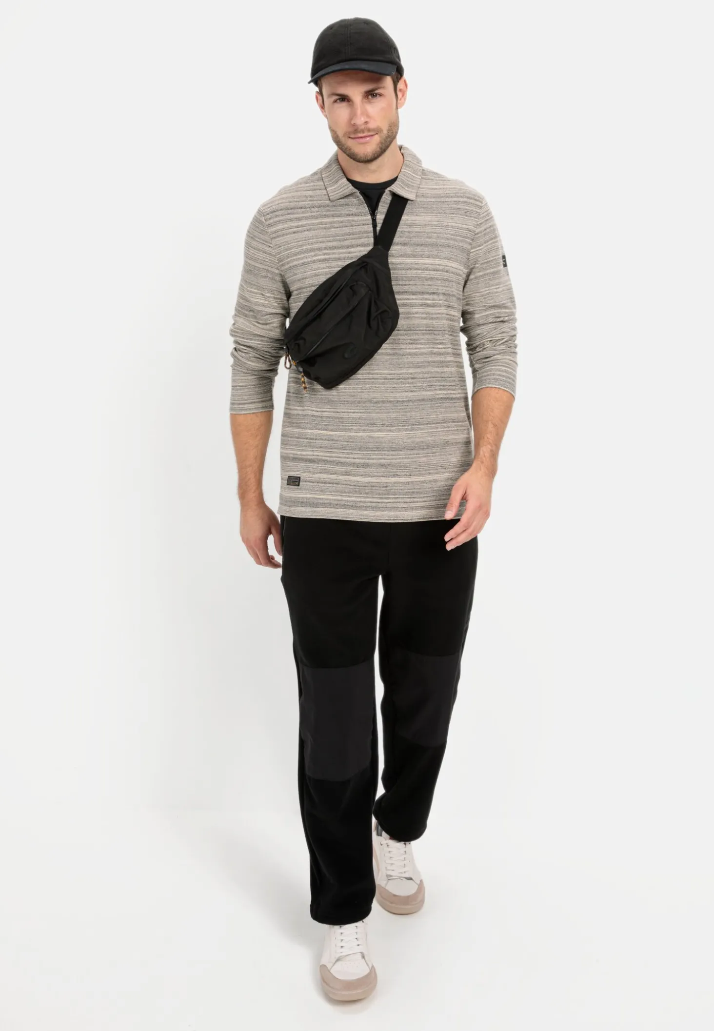 Langarm Poloshirt mit Cooling Effekt