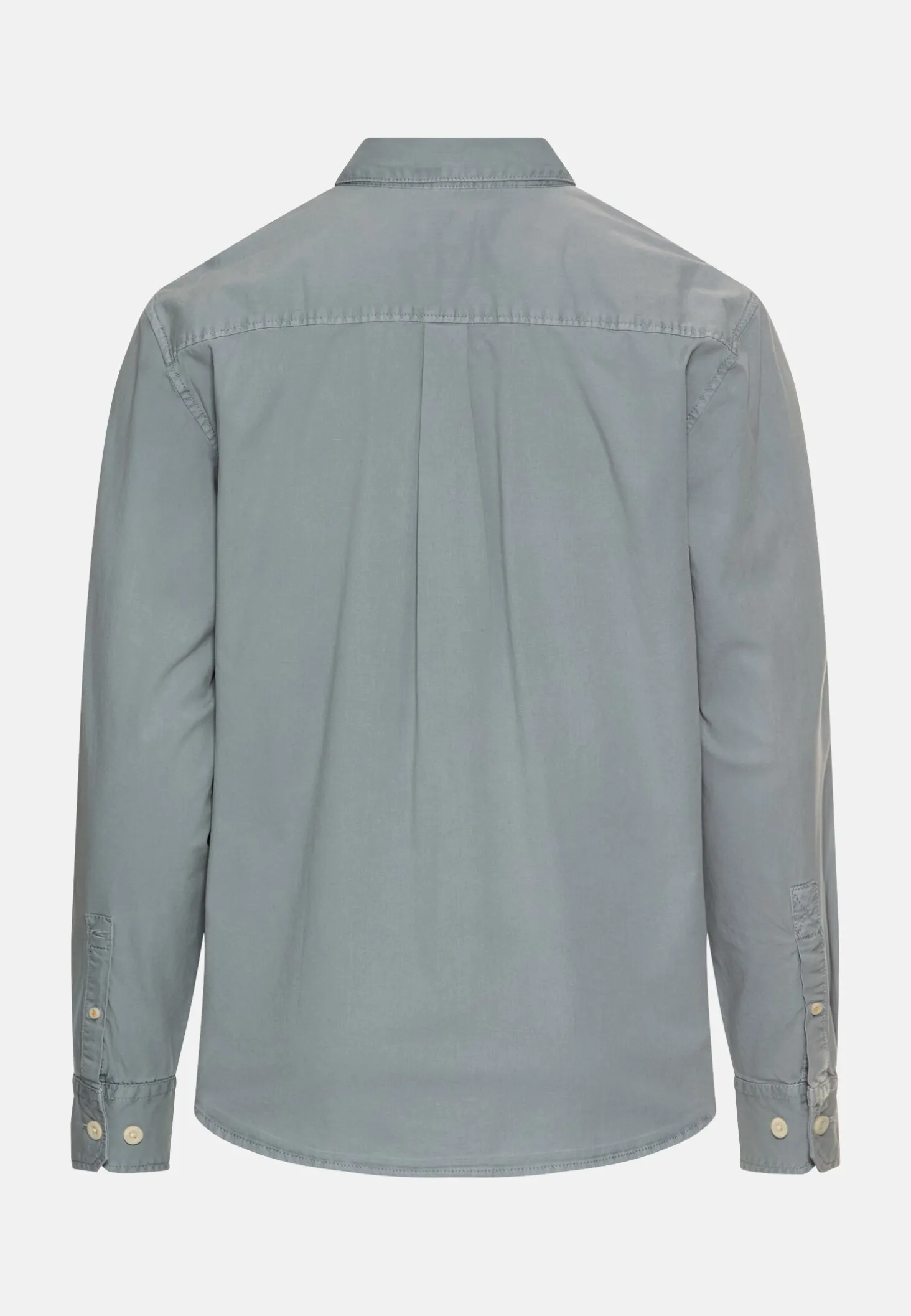 Langarm Shirt mit Button-Down Kragen