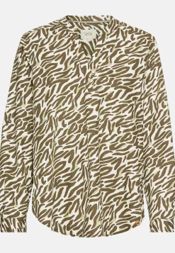 Langarm-Bluse mit Allover-Print
