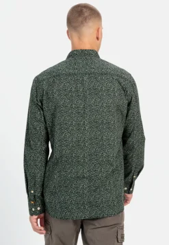Langarmhemd mit Minimal-Print