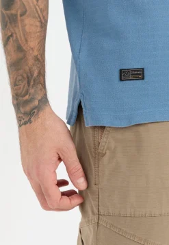 Langarm-Poloshirt aus reiner Baumwolle