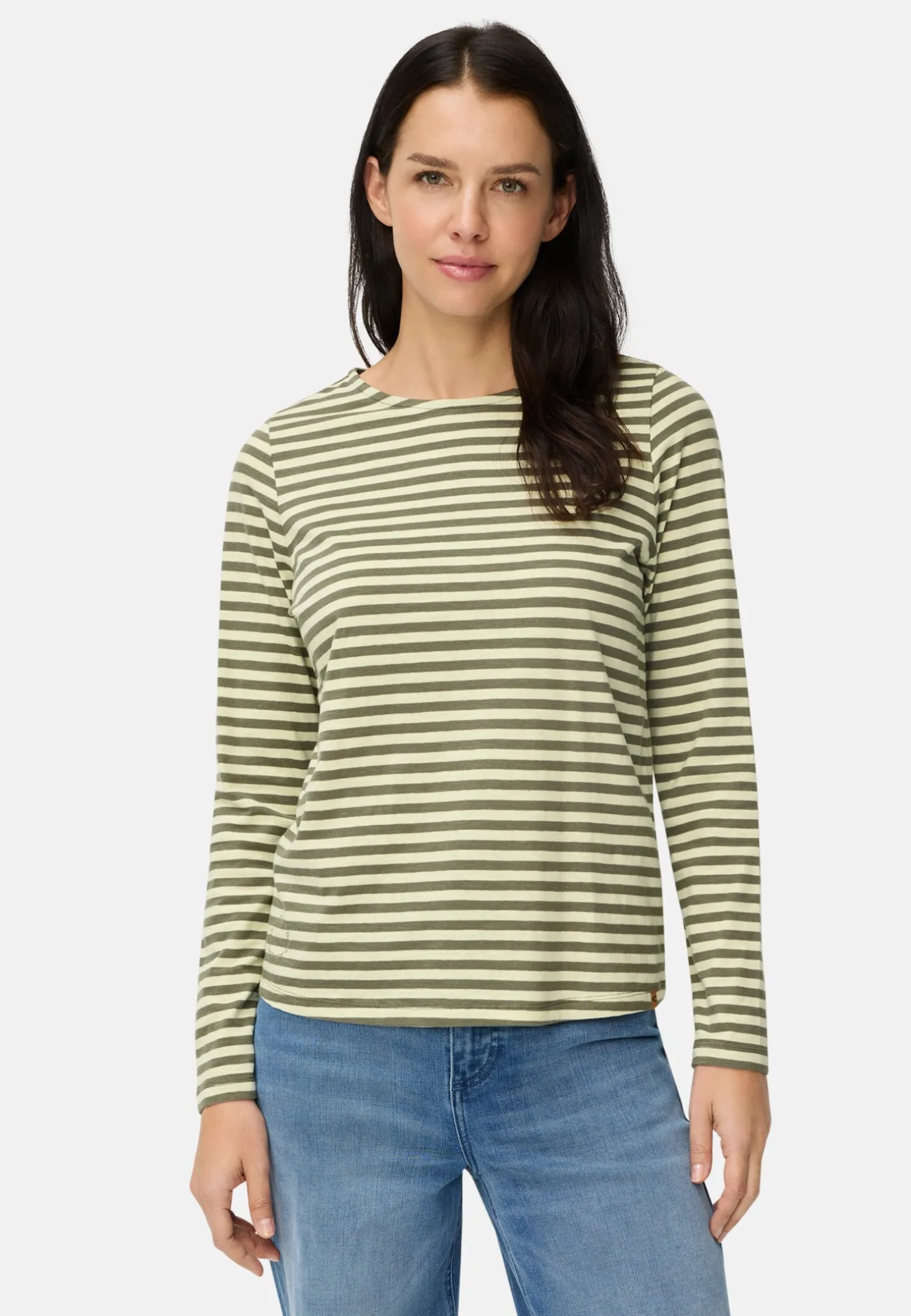 Langarmshirt aus reiner Baumwolle