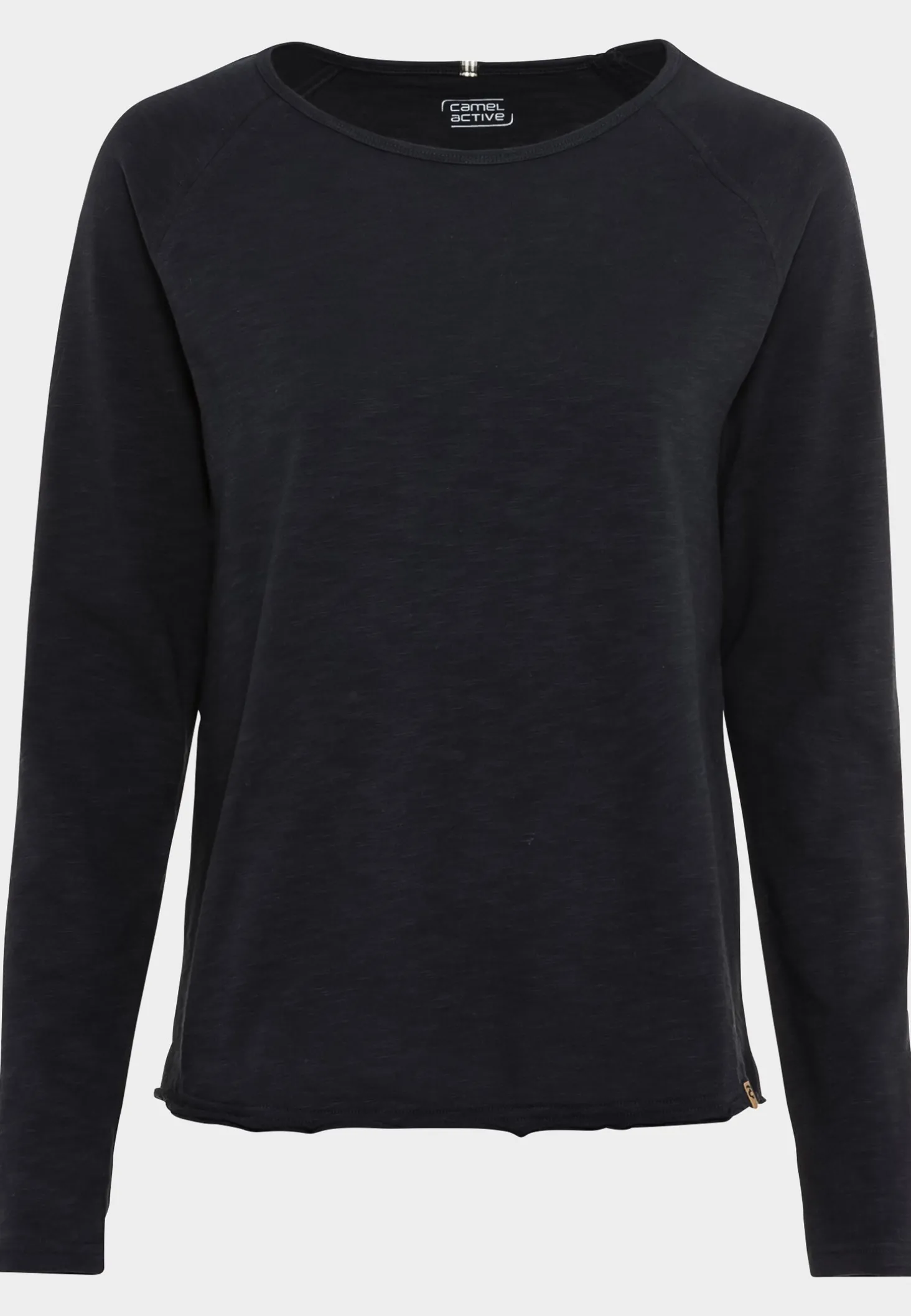 Langarmshirt aus reiner Baumwolle