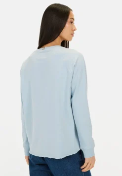 Langarmshirt aus reiner Baumwolle