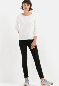 Langarmshirt aus reiner Baumwolle