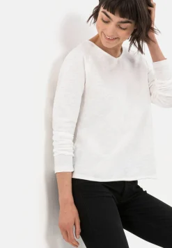 Langarmshirt aus reiner Baumwolle