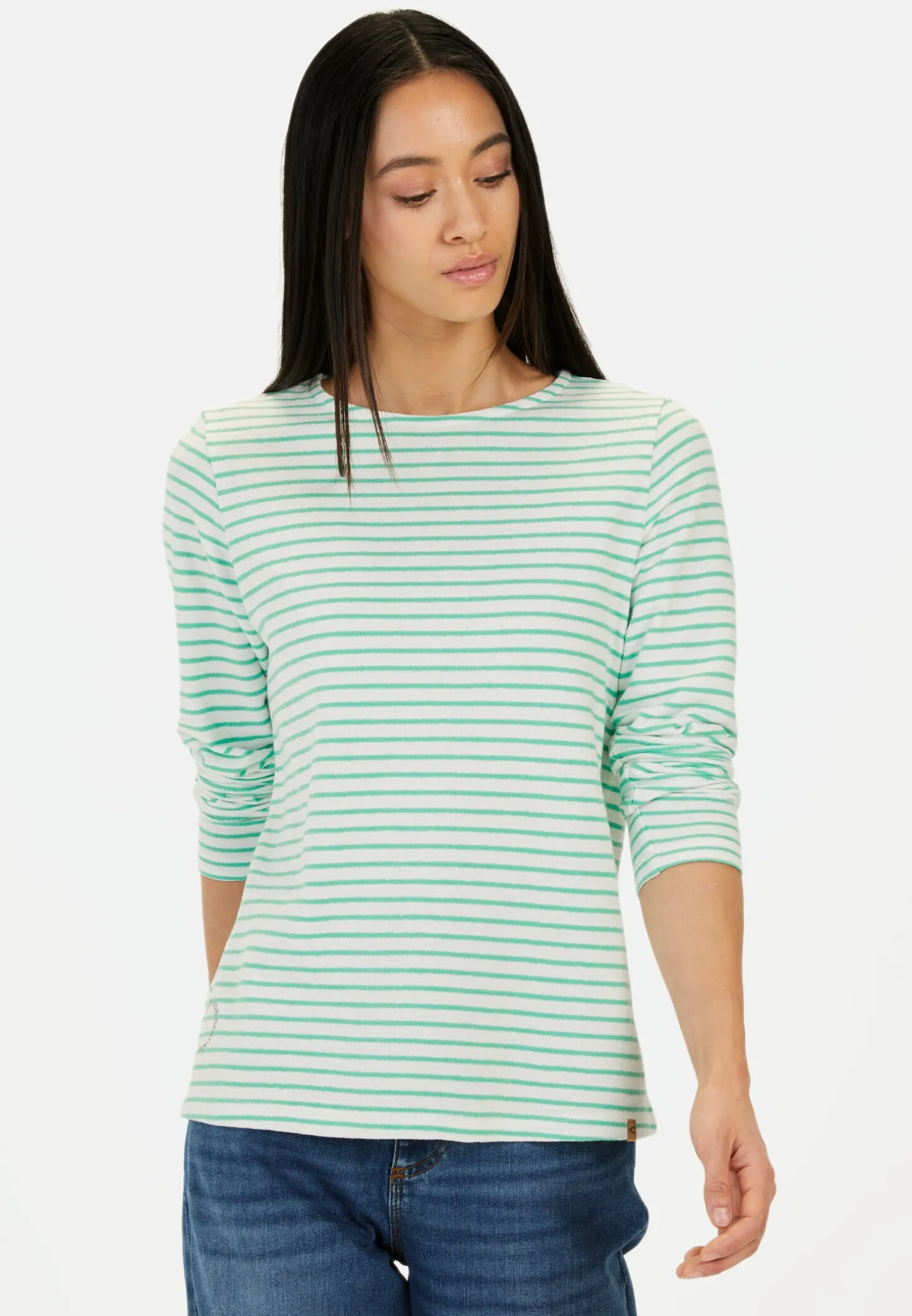 Langarmshirt mit Rundhalsausschnitt