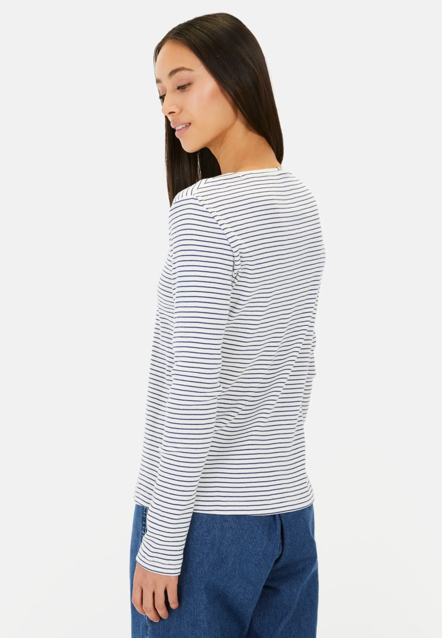 Langarmshirt mit Rundhalsausschnitt